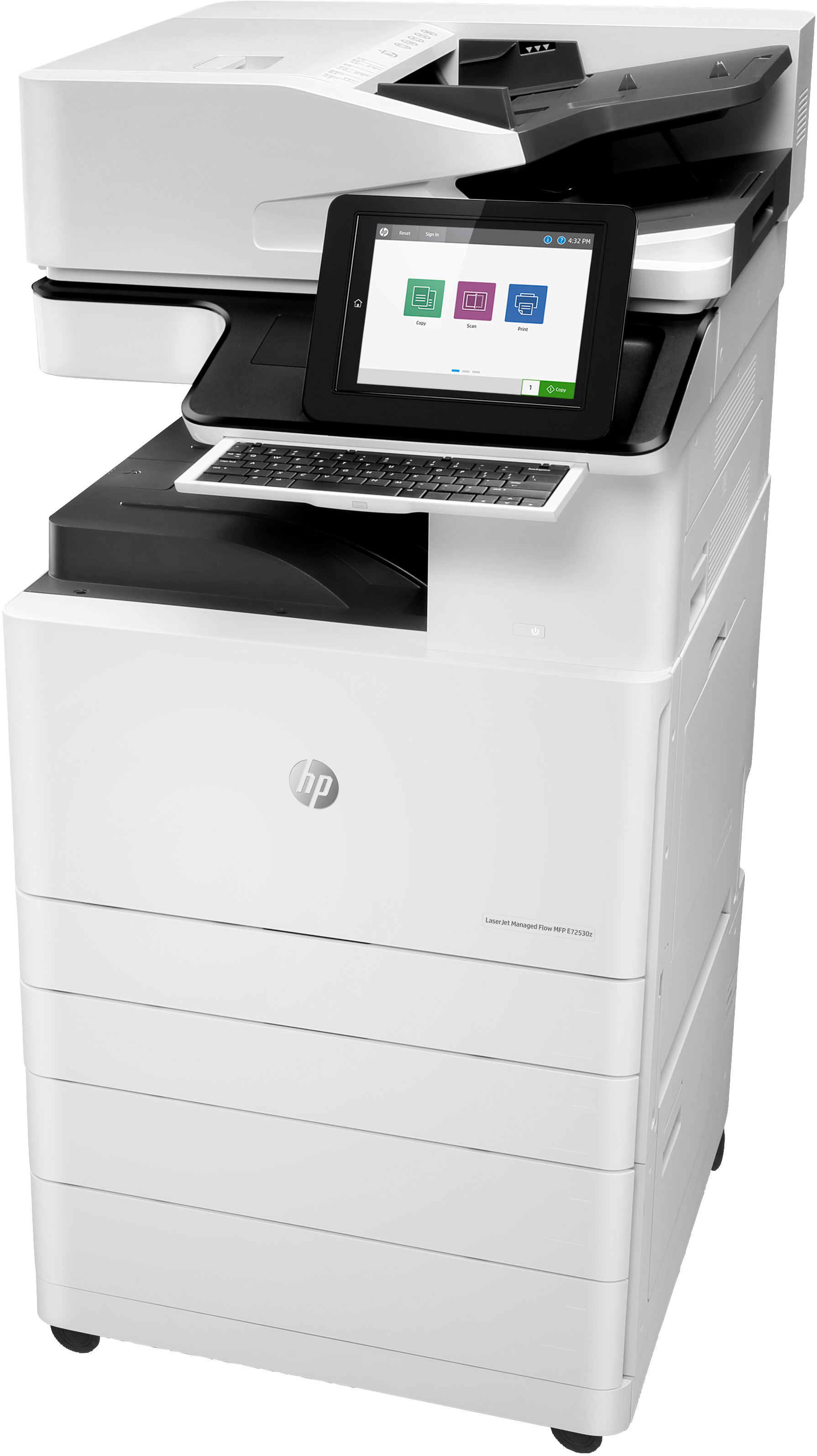 Impresora multifuncional HP LaserJet Managed E72530