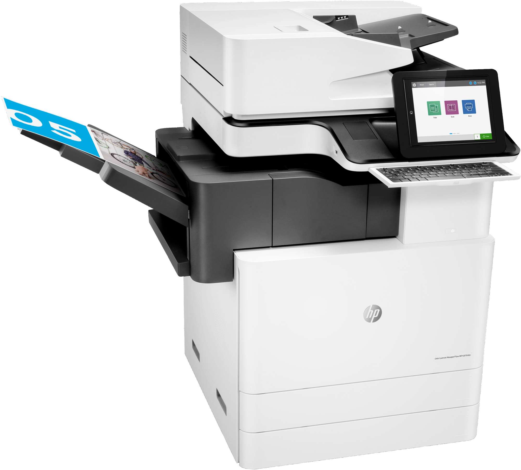 Impresora multifuncional HP LaserJet Managed E87650