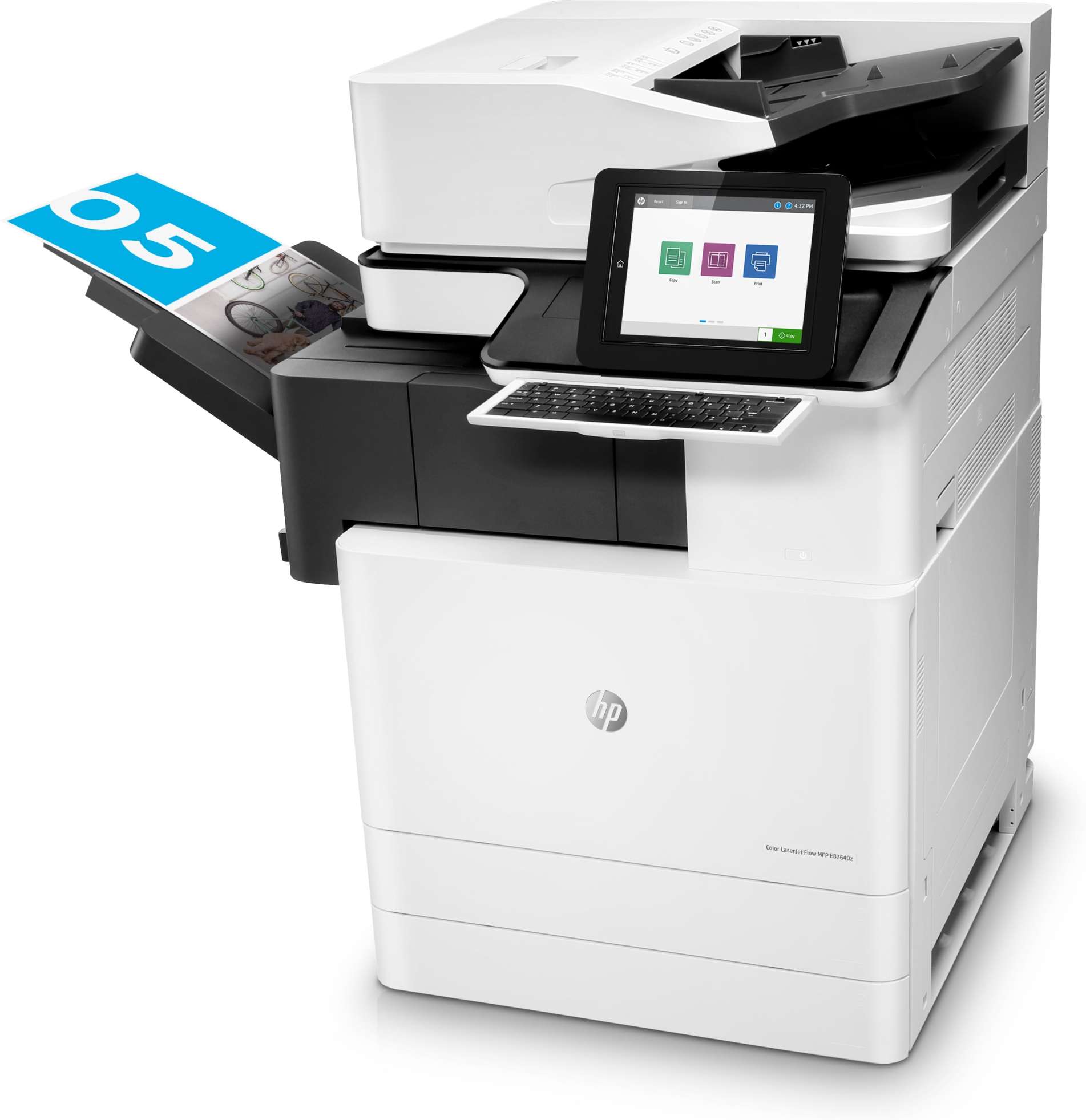 Impresora multifuncional HP LaserJet Managed E87650