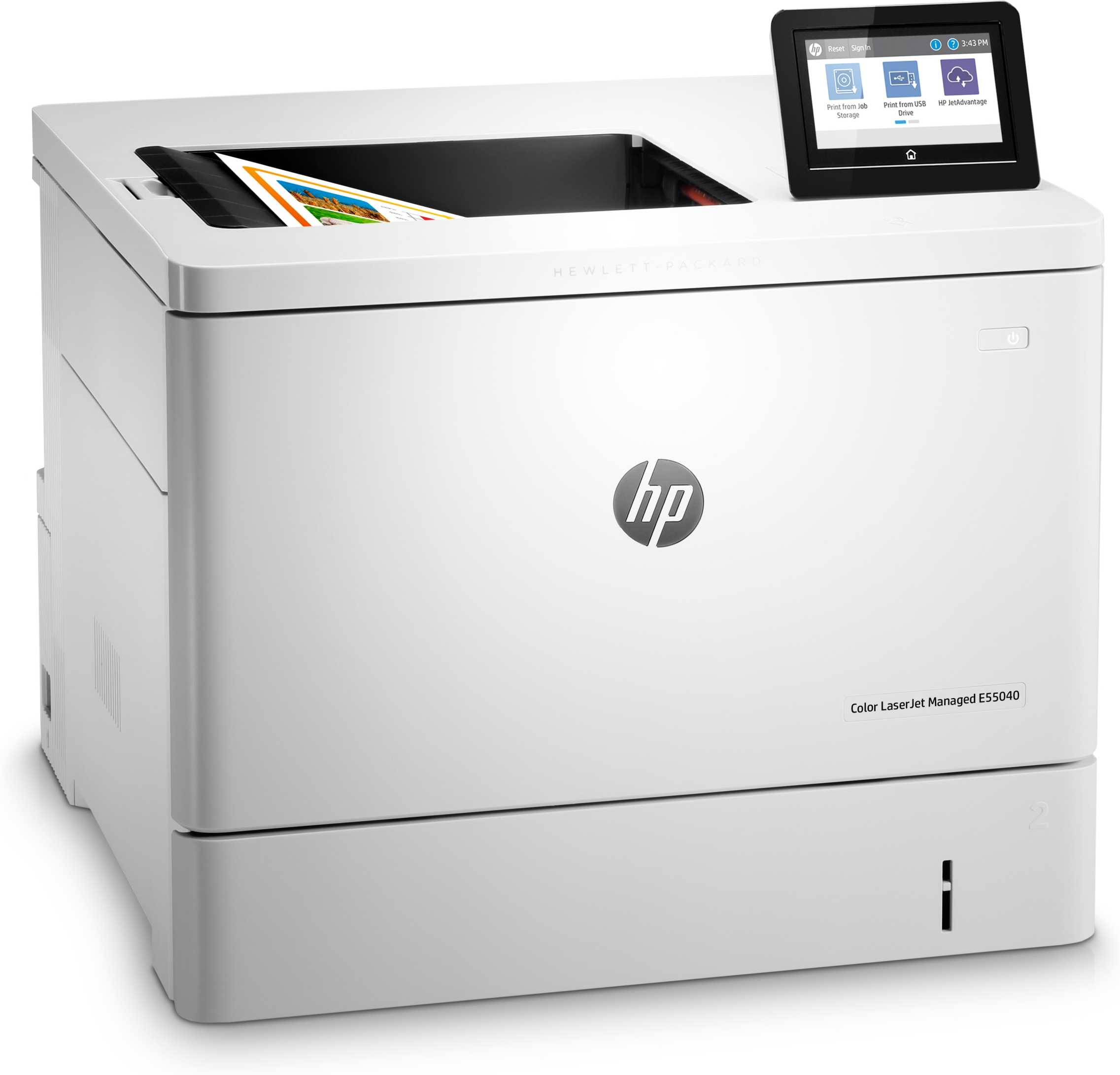 Impresora HP LaserJet Managed Color E55040DN