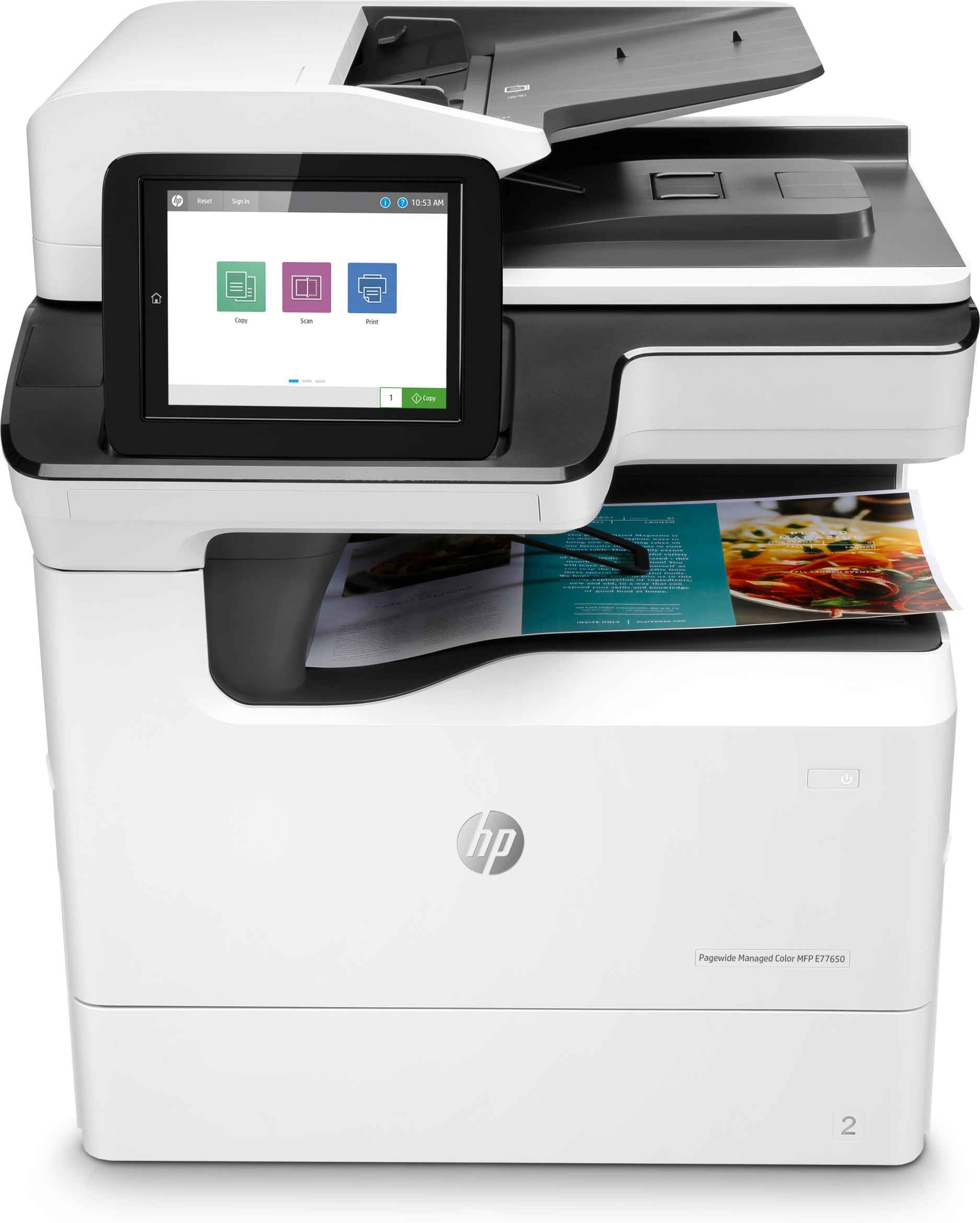 Impresora multifunción HP PageWide Managed Color E77650DN