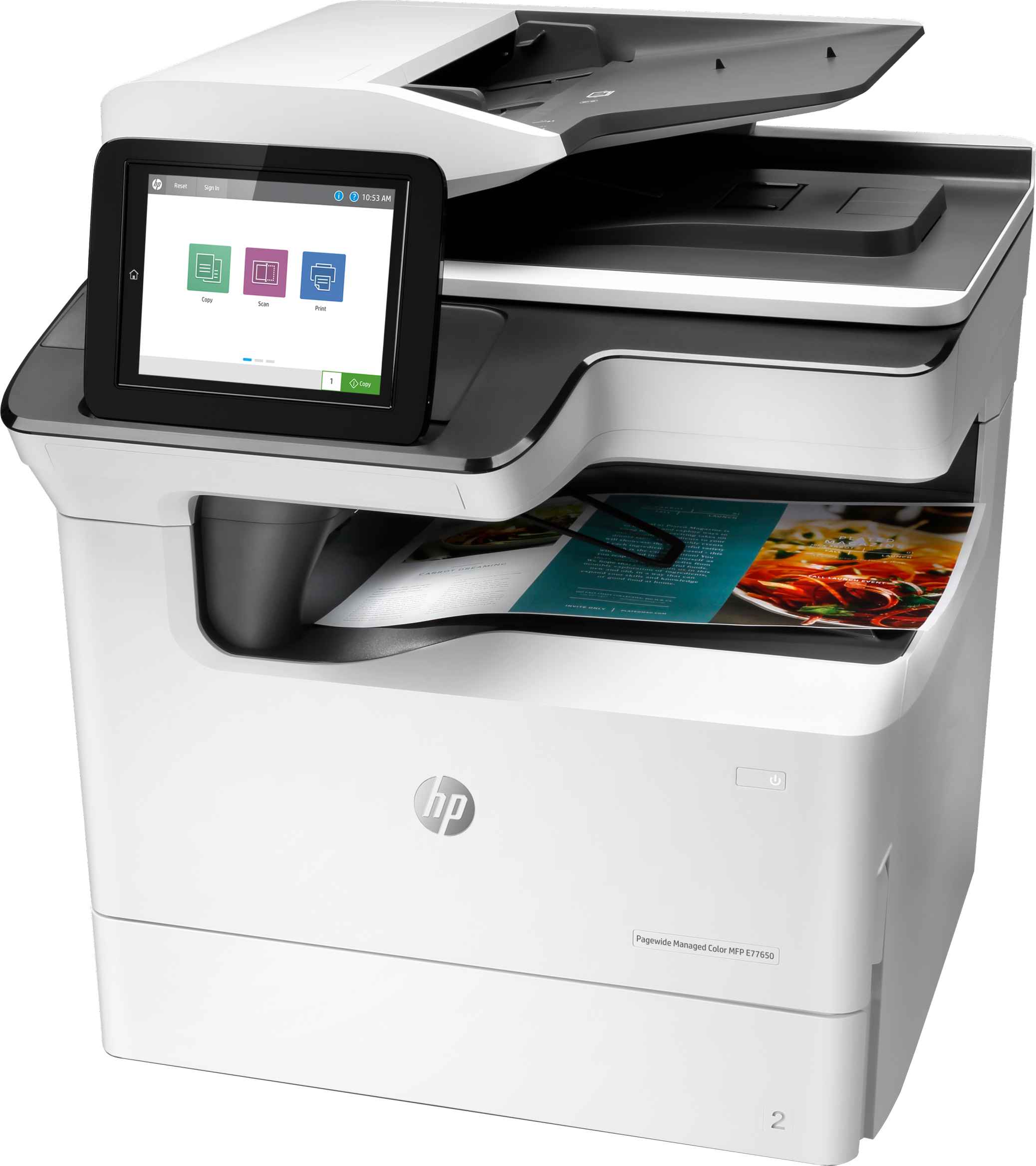 Impresora multifunción HP PageWide Managed Flow Color E77660Z_2